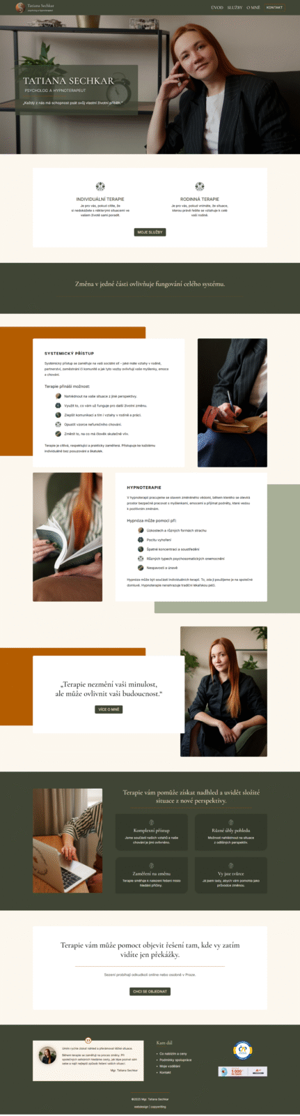 Tvorba webu jezina.blog