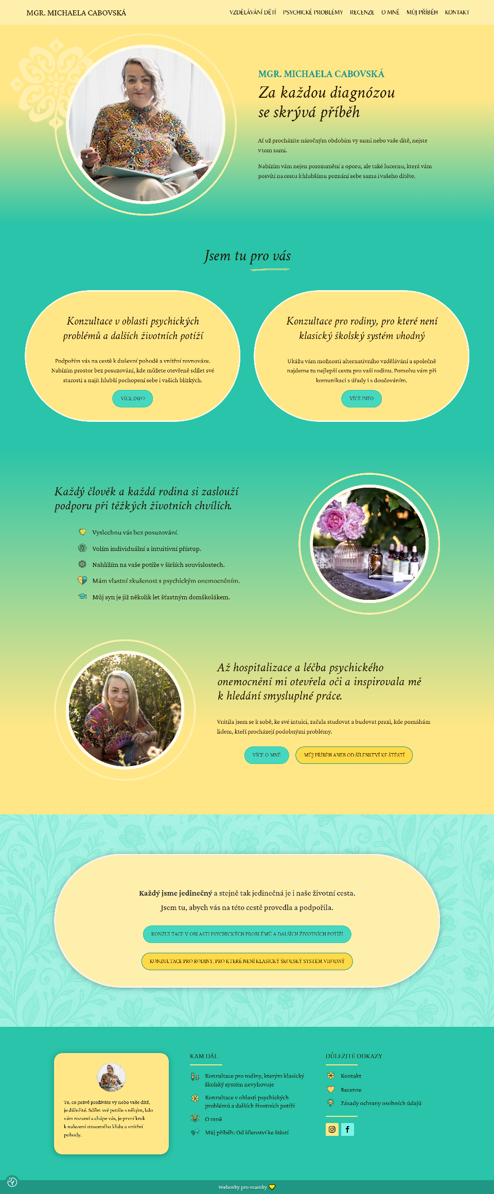 Tvorba webu jezina.blog